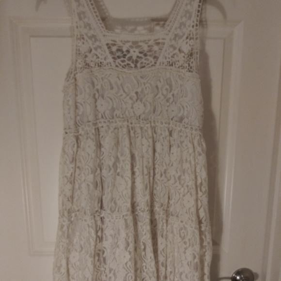 Vintage flowy tunic lace blouse - Picture 5 of 10